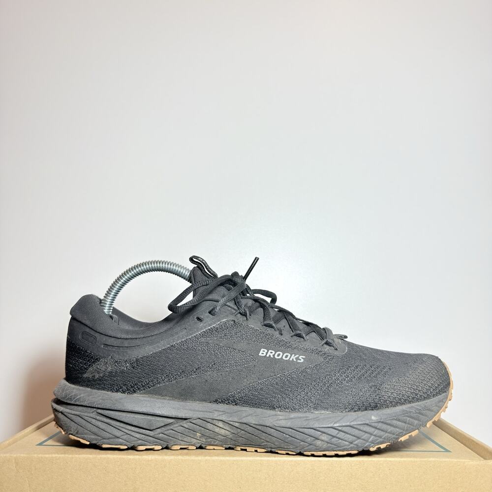 Brooks Revel 7 Womens Size 8.5 Black Grey Running Shoes Athletic Sneakers Used